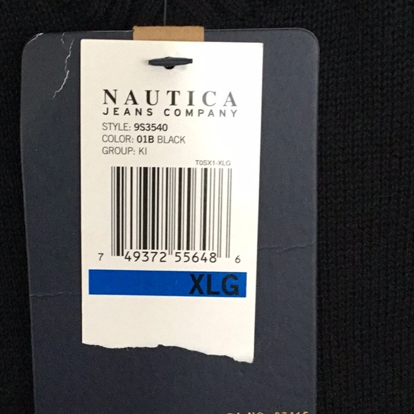 NWT Nautica Jeans Co Navy Sweater XL - Picture 8 of 8